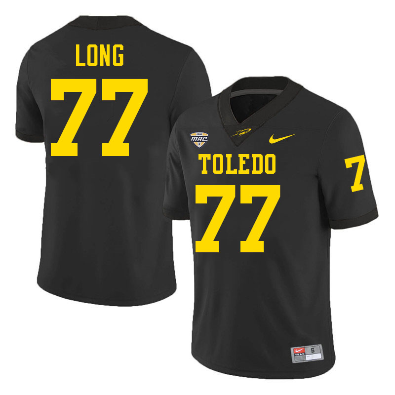 Mel Long Toledo Jersey,Toledo Rockets #77 Mel Long Jersey Youth College-Black